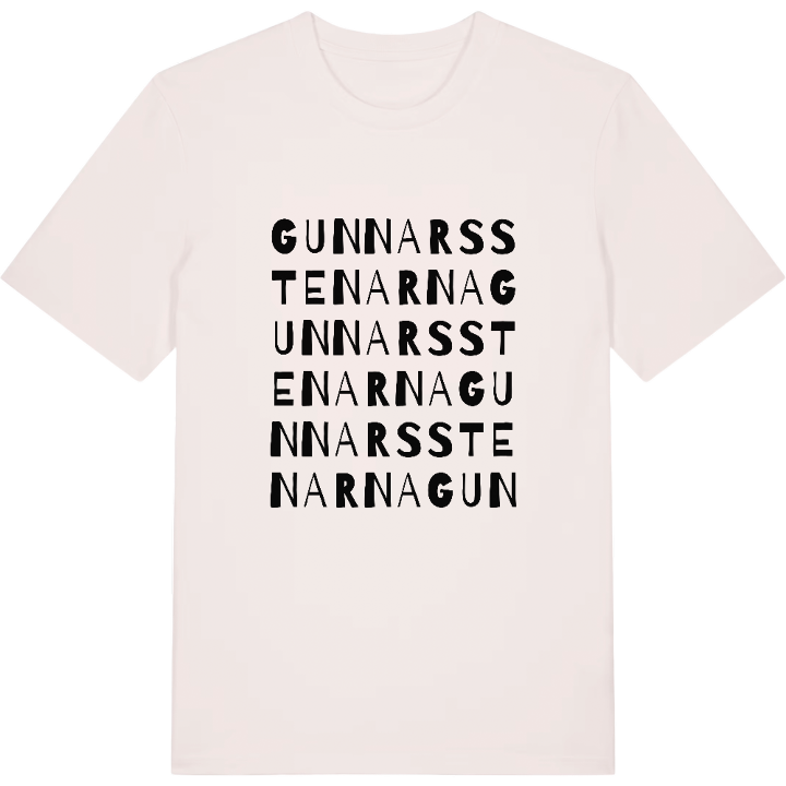 Gunnarsstenarna wordplay t-shirt – t-shirt from PinShirt