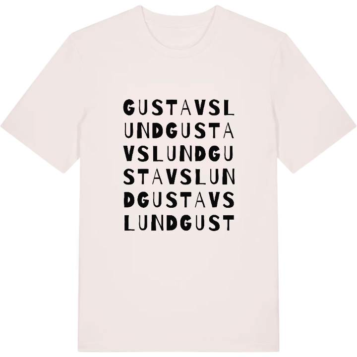 Gustavslund wordplay t-shirt – t-shirt from PinShirt