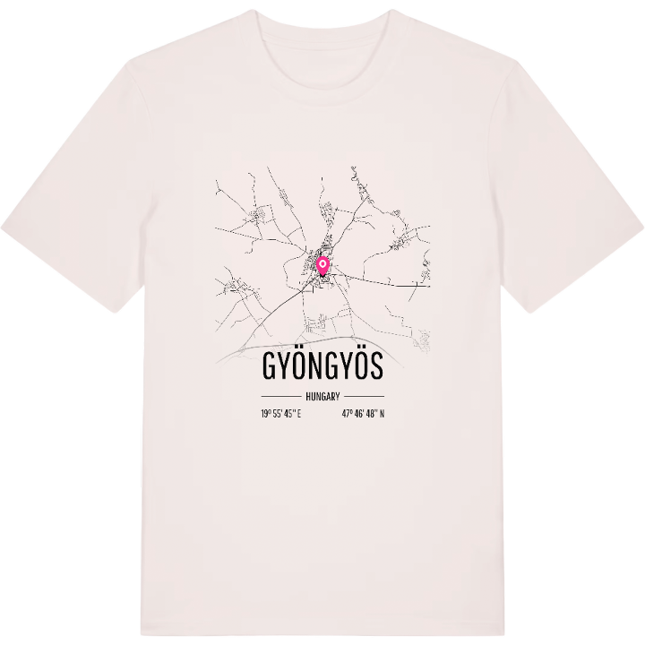 Gyöngyös map t-shirt – t-shirt from PinShirt