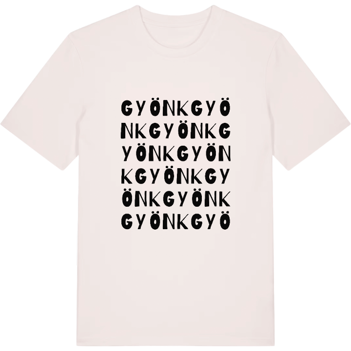 Gyönk wordplay t-shirt – t-shirt from PinShirt