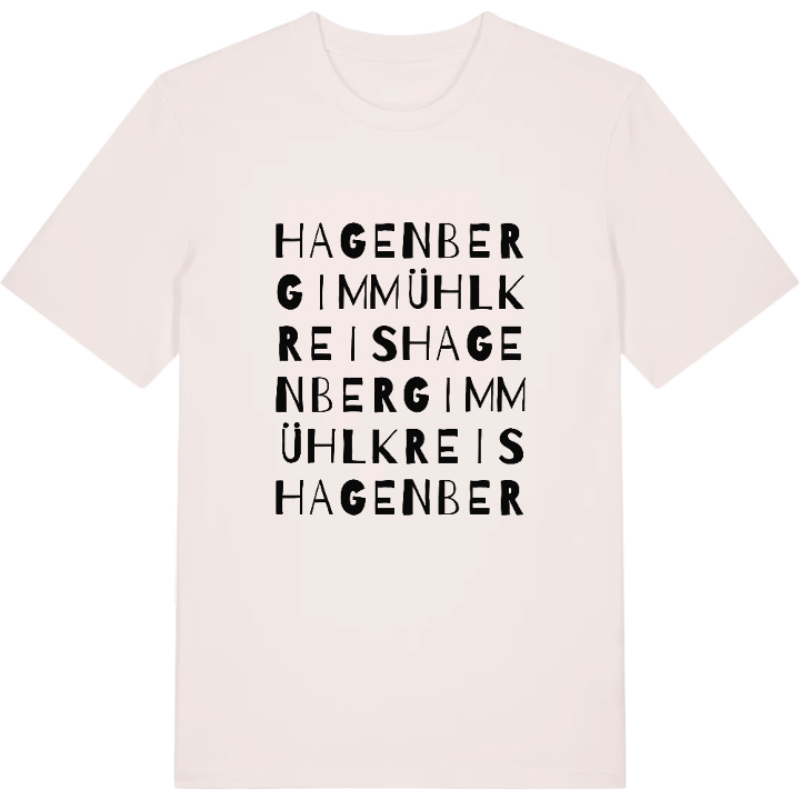 Hagenberg im Mühlkreis wordplay t-shirt – t-shirt from PinShirt