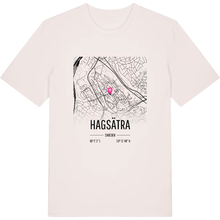 Hagsätra map t-shirt – t-shirt from PinShirt