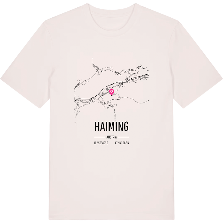 Haiming map t-shirt – t-shirt from PinShirt