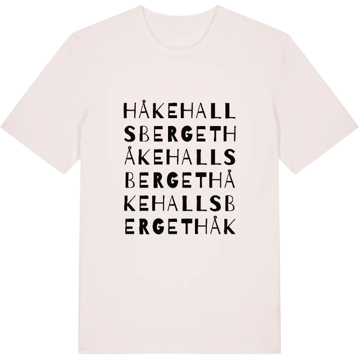 Håkehallsberget wordplay t-shirt – t-shirt from PinShirt