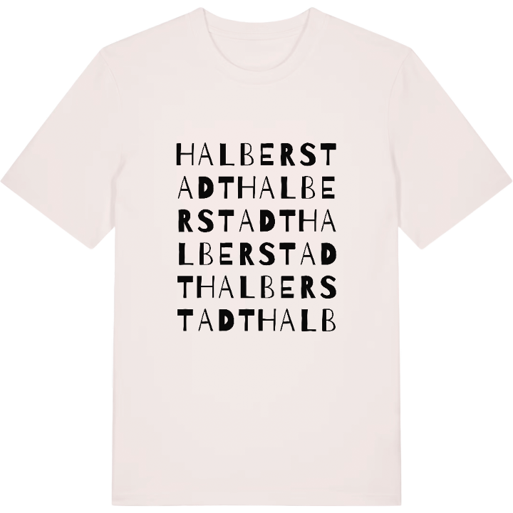 Halberstadt wordplay t-shirt – t-shirt from PinShirt