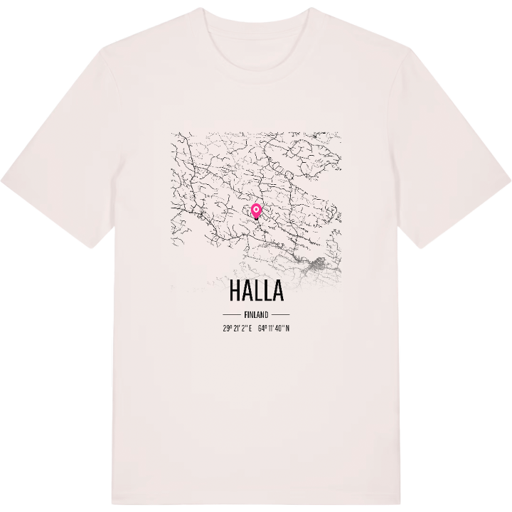 Halla map t-shirt – t-shirt from PinShirt