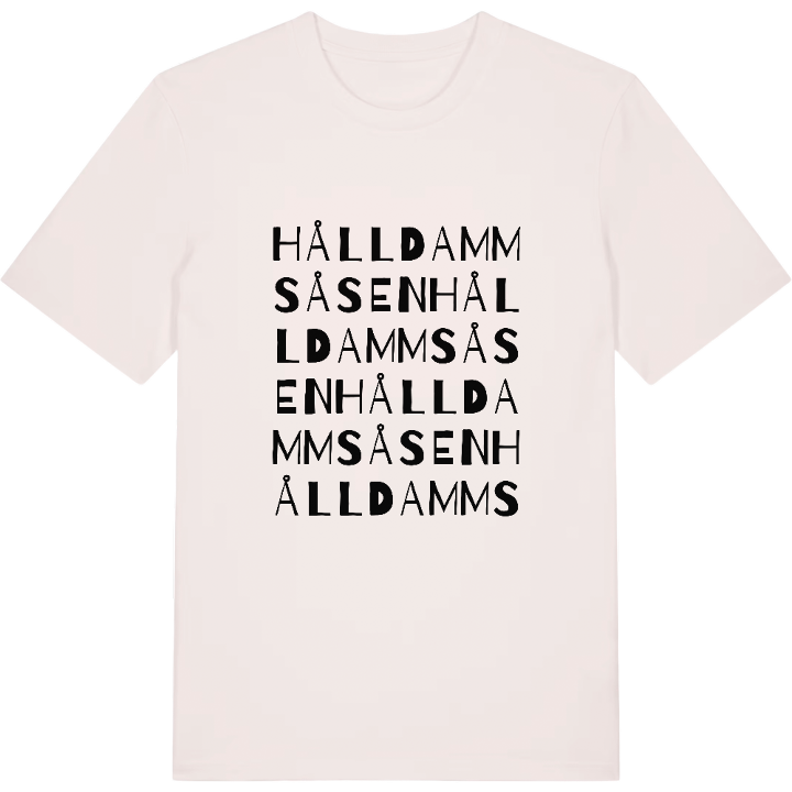 Hålldammsåsen wordplay t-shirt – t-shirt from PinShirt