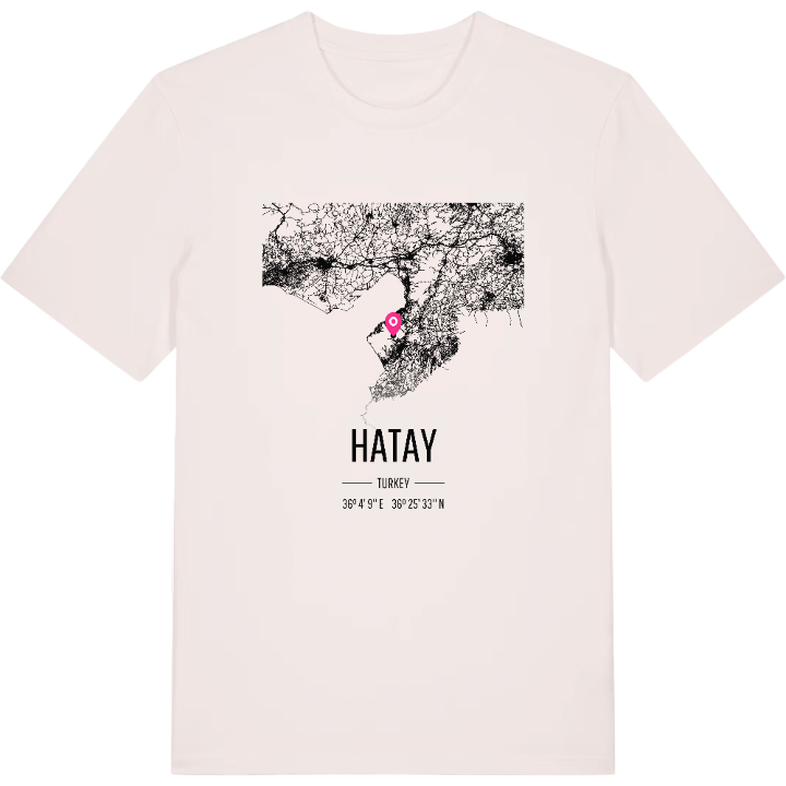 Hatay map t-shirt – t-shirt from PinShirt