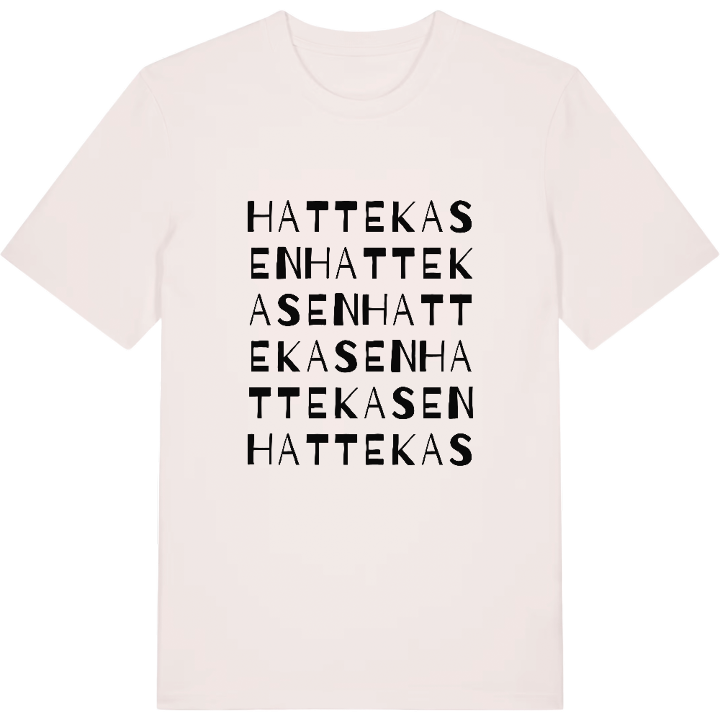 Hattekasen wordplay t-shirt – t-shirt from PinShirt