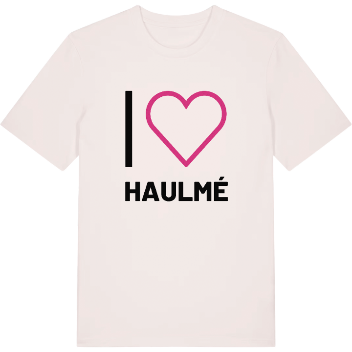 I love Haulmé t-shirt large print – t-shirt from PinShirt