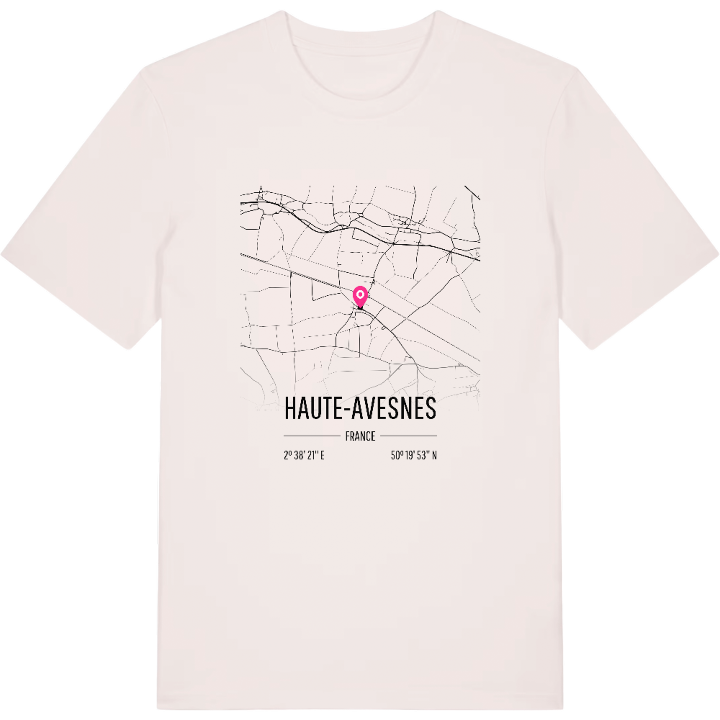 Haute-Avesnes map t-shirt – t-shirt from PinShirt