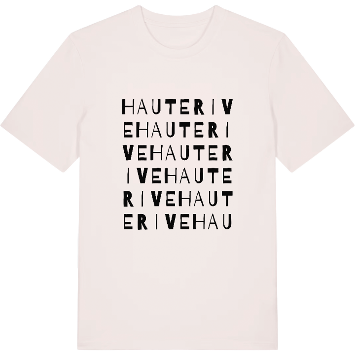 Hauterive wordplay t-shirt – t-shirt from PinShirt