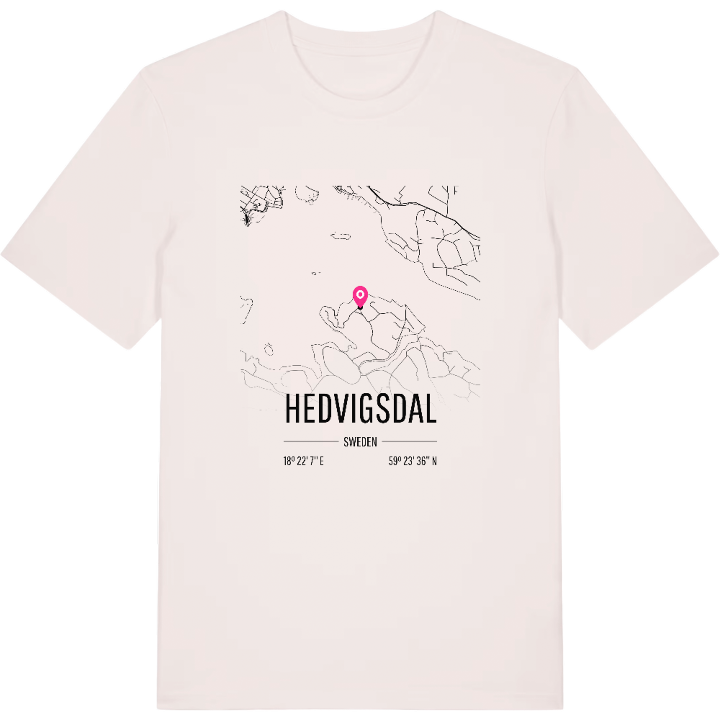Hedvigsdal map t-shirt – t-shirt from PinShirt