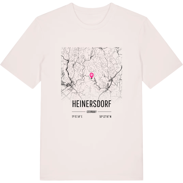 Heinersdorf map t-shirt – t-shirt from PinShirt
