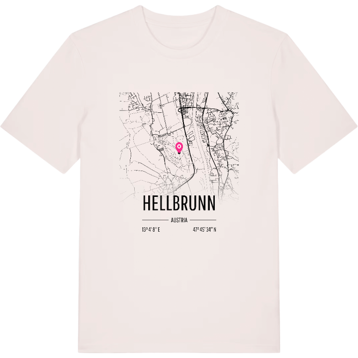 Hellbrunn map t-shirt – t-shirt from PinShirt