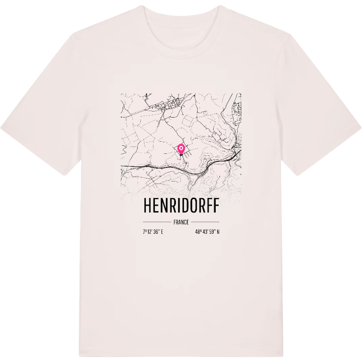 Henridorff map t-shirt – t-shirt from PinShirt