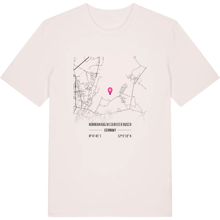 Herrenkrug/Biederitzer Busch map t-shirt – t-shirt from PinShirt