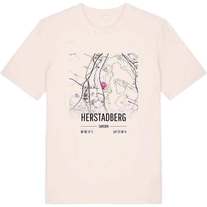 Herstadberg map t-shirt – t-shirt from PinShirt