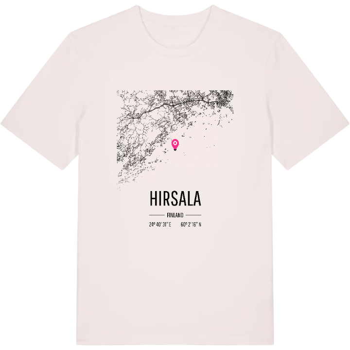 Hirsala map t-shirt – t-shirt from PinShirt
