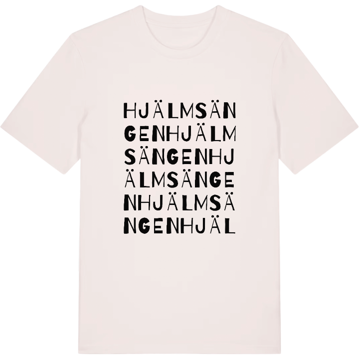 Hjälmsängen wordplay t-shirt – t-shirt from PinShirt