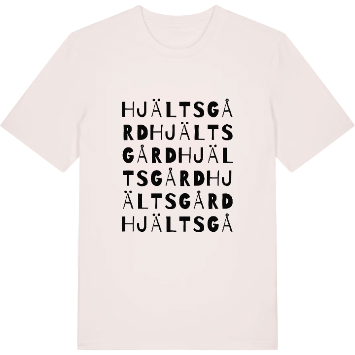 Hjältsgård wordplay t-shirt – t-shirt from PinShirt