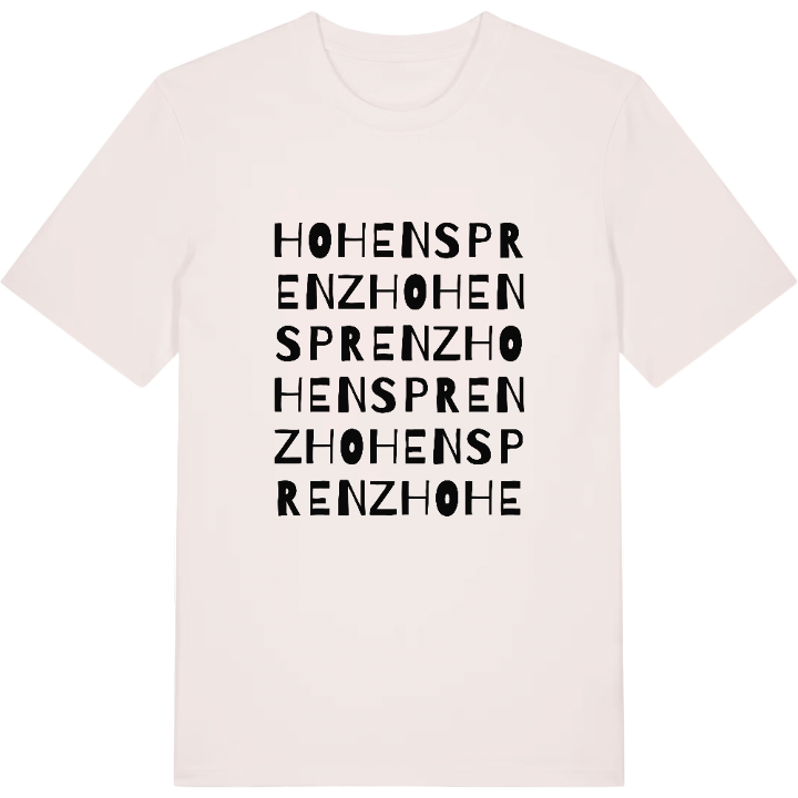 Hohen Sprenz wordplay t-shirt – t-shirt from PinShirt