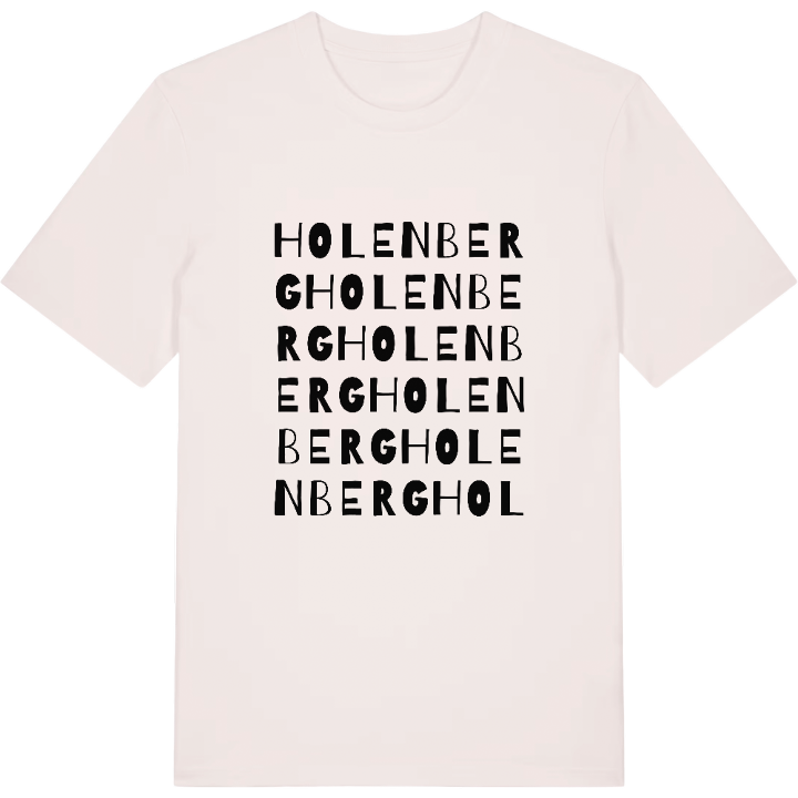 Holenberg wordplay t-shirt – t-shirt from PinShirt
