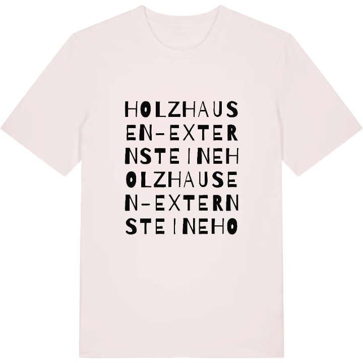 Holzhausen-Externsteine wordplay t-shirt – t-shirt from PinShirt