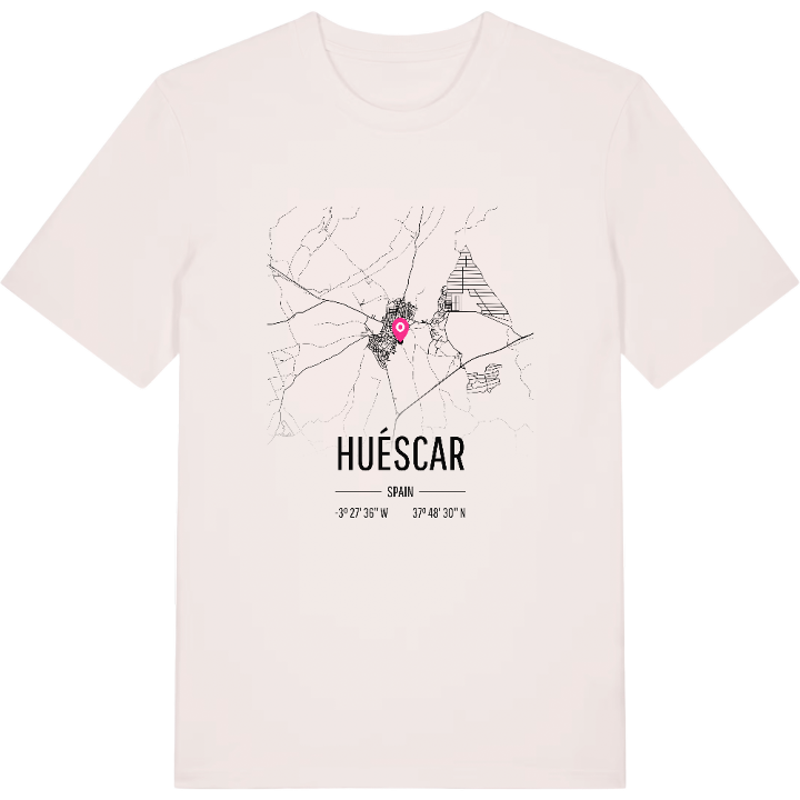 Huéscar map t-shirt – t-shirt from PinShirt