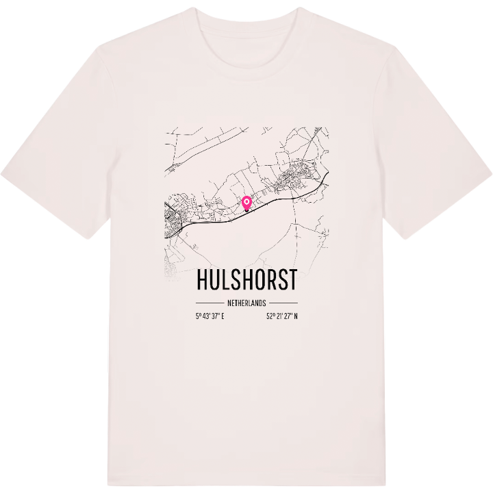 Hulshorst map t-shirt – t-shirt from PinShirt