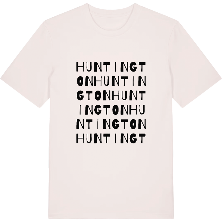 Huntington wordplay t-shirt – t-shirt from PinShirt