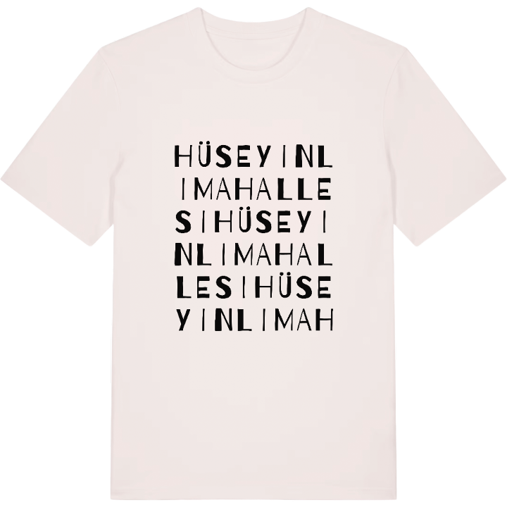 Hüseyinli Mahallesi wordplay t-shirt – t-shirt from PinShirt