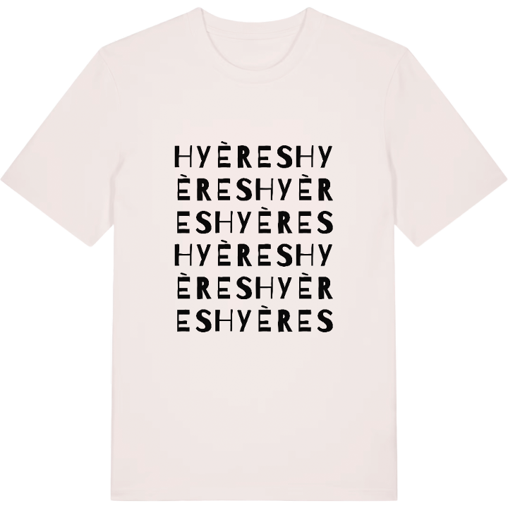 Hyères wordplay t-shirt – t-shirt from PinShirt