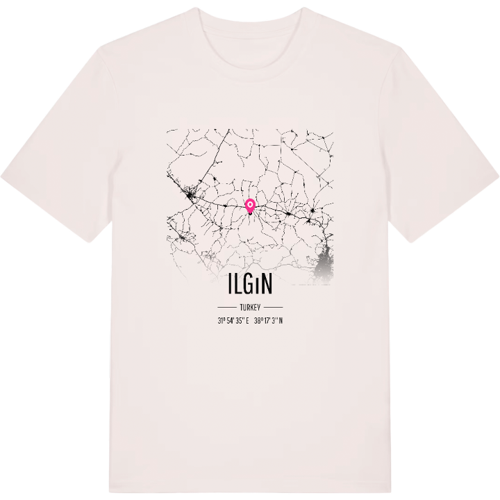 Ilgın map t-shirt – t-shirt from PinShirt