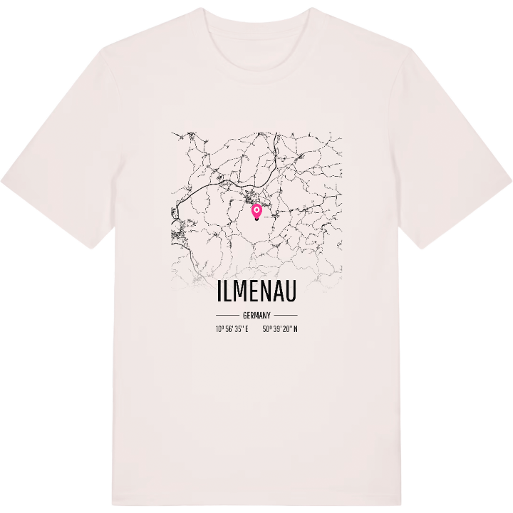 Ilmenau map t-shirt – t-shirt from PinShirt