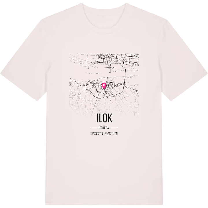 Ilok map t-shirt – t-shirt from PinShirt