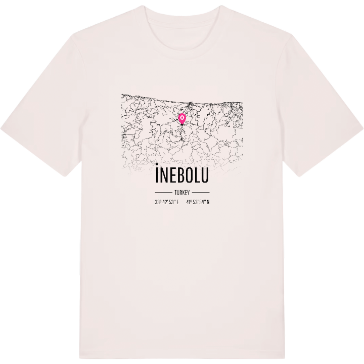 İnebolu map t-shirt – t-shirt from PinShirt