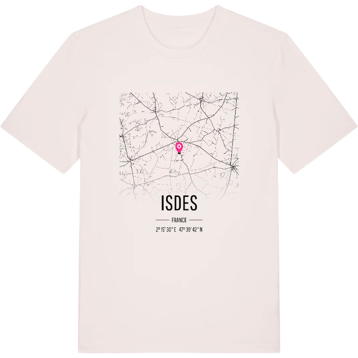 Isdes map t-shirt – t-shirt from PinShirt