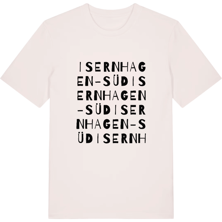 Isernhagen-Süd wordplay t-shirt – t-shirt from PinShirt