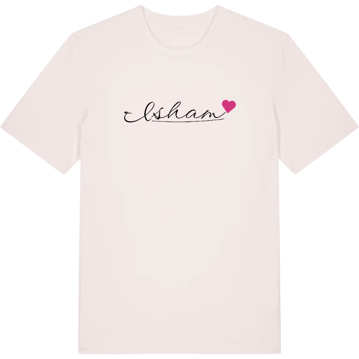 Isham heart t-shirt – t-shirt from PinShirt