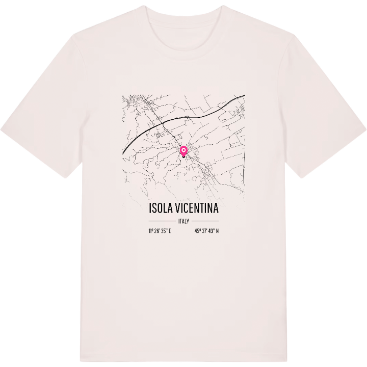 Isola Vicentina map t-shirt – t-shirt from PinShirt