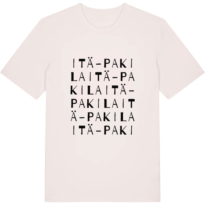 Itä-Pakila wordplay t-shirt – t-shirt from PinShirt