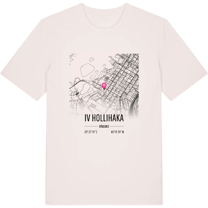 IV Hollihaka map t-shirt – t-shirt from PinShirt