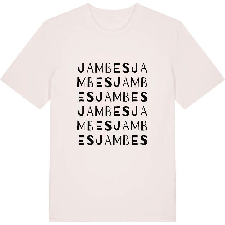 Jambes wordplay t-shirt – t-shirt from PinShirt