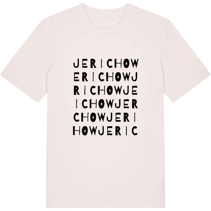 Jerichow wordplay t-shirt – t-shirt from PinShirt