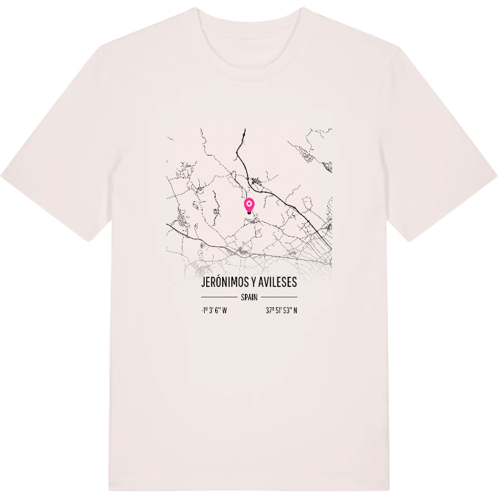 Jerónimos y Avileses map t-shirt – t-shirt from PinShirt