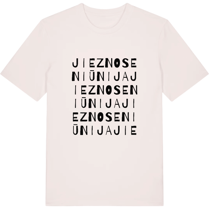 Jiezno seniūnija wordplay t-shirt – t-shirt from PinShirt