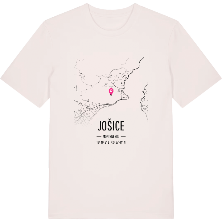 Jošice map t-shirt – t-shirt from PinShirt
