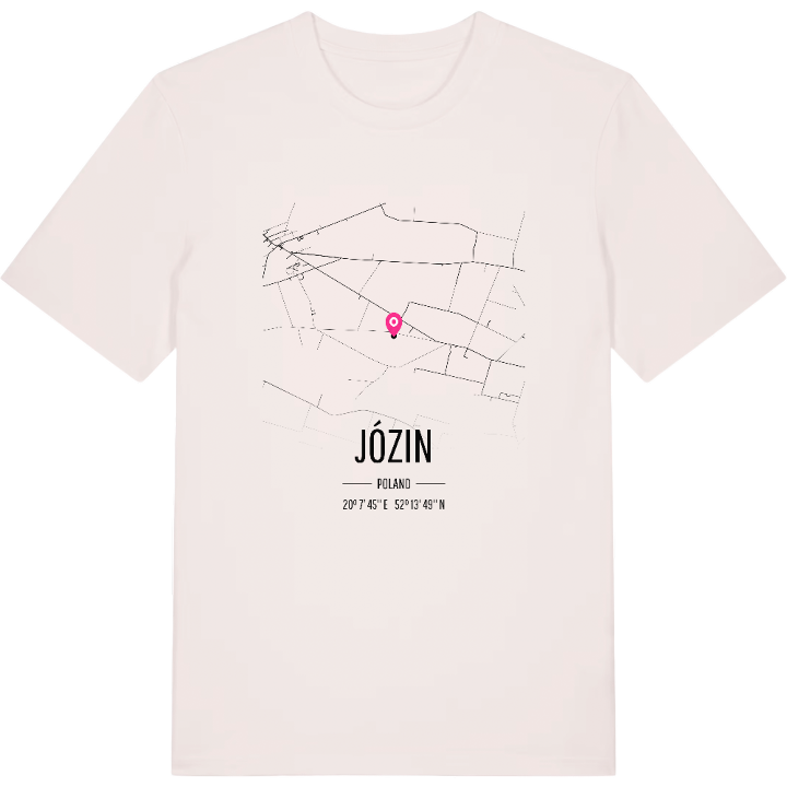 Józin map t-shirt – t-shirt from PinShirt