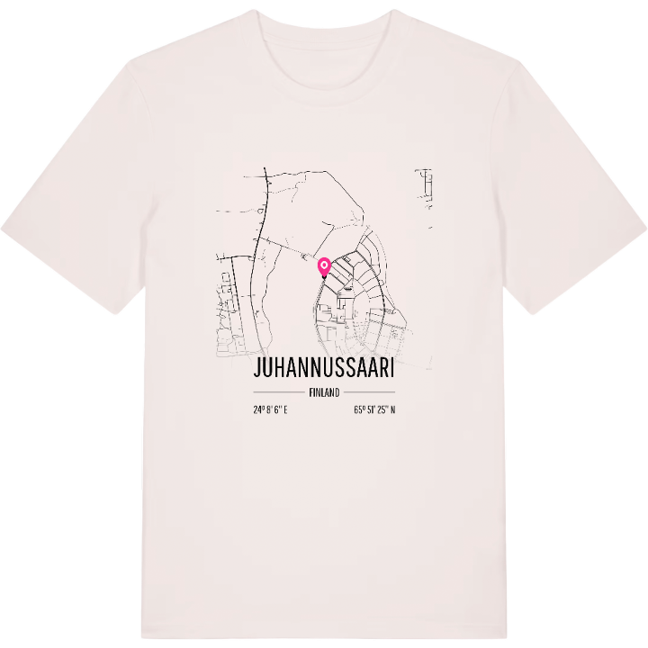 Juhannussaari map t-shirt – t-shirt from PinShirt